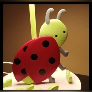 Ladybug baby room lamp